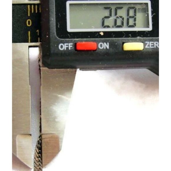 6.75" Sterling Silver Vintage Bracelet Patina Grams 1.64 Twist Italy 925 ALFI - Picture 5 of 6